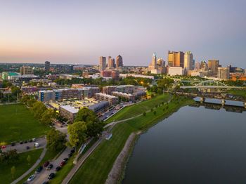 Views of downtown columbus